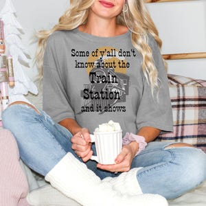 Fan Gift Collection Yellowstone Ranch Shirt Dutton Train Station Merchandise Western TV Show Apparel Country Lifestyle Theme Rugged Comfort Wear Unisex Garment Dyed Heavyweight Cotton Tee Relaxed Fit Crew Neck Premium Quality Design