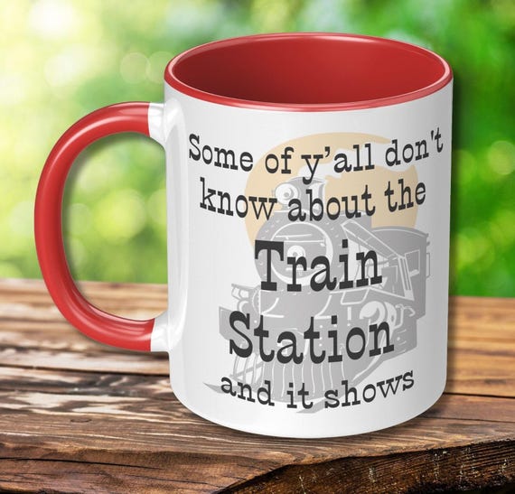 Yellowstone Coffee Mug Dutton Ranch Train Station Western Gift Tv Show Fan Present Funny Design Ceramic Cup Large Size Microwave Safe