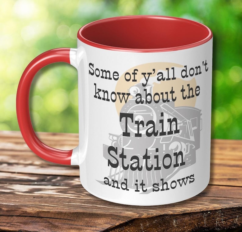 Yellowstone Coffee Mug Dutton Ranch Theme Train Station Reference TV Show Merchandise Fan Collectible Item Ceramic Cup Large Size Options Morning Coffee Essential Western Design Style Funny Quote Microwave Safe Dishwasher Friendly Durable