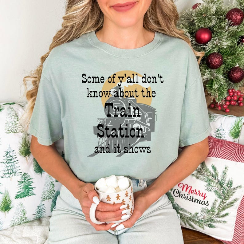 Fan Gift Collection Yellowstone Ranch Shirt Dutton Train Station Merchandise Western TV Show Apparel Country Lifestyle Theme Rugged Comfort Wear Unisex Garment Dyed Heavyweight Cotton Tee Relaxed Fit Crew Neck Premium Quality Design