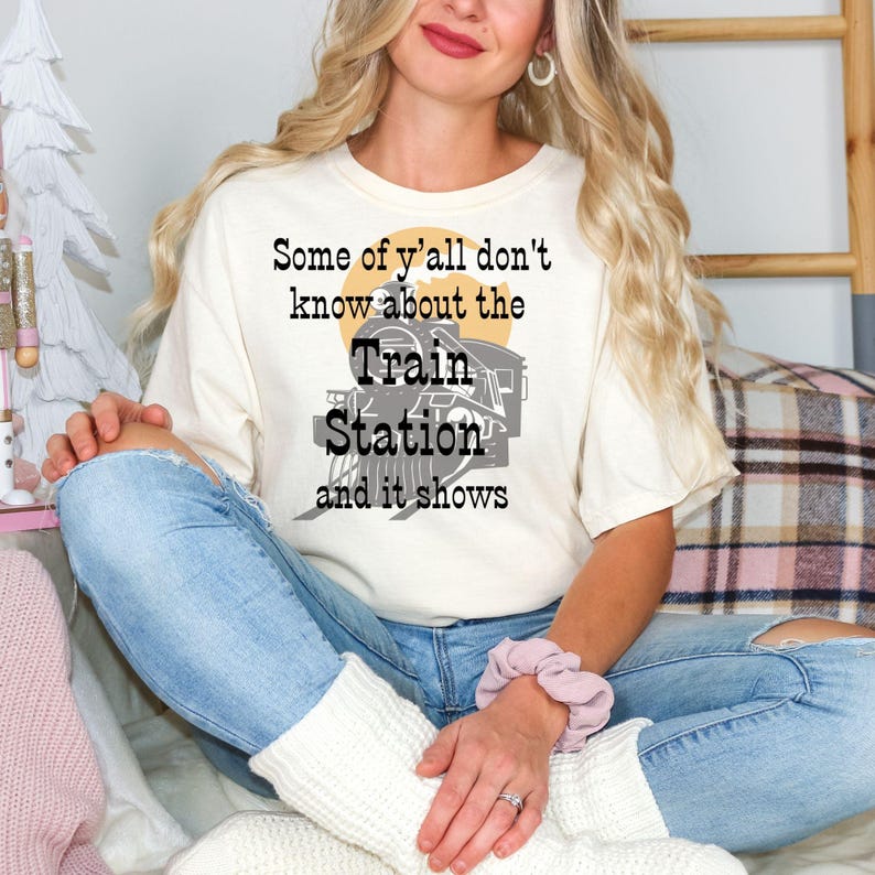 Western TV Show Apparel Yellowstone Ranch Shirt Dutton Train Station Design Country Lifestyle Collection Rugged Comfort Wear Unisex Garment Dyed Heavyweight Cotton Tee Relaxed Fit Crew Neck Premium Quality Construction Fan Gift Montana