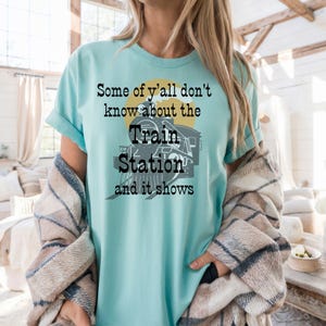 Fan Gift Collection Yellowstone Ranch Shirt Dutton Train Station Merchandise Western TV Show Apparel Country Lifestyle Theme Rugged Comfort Wear Unisex Garment Dyed Heavyweight Cotton Tee Relaxed Fit Crew Neck Premium Quality Design