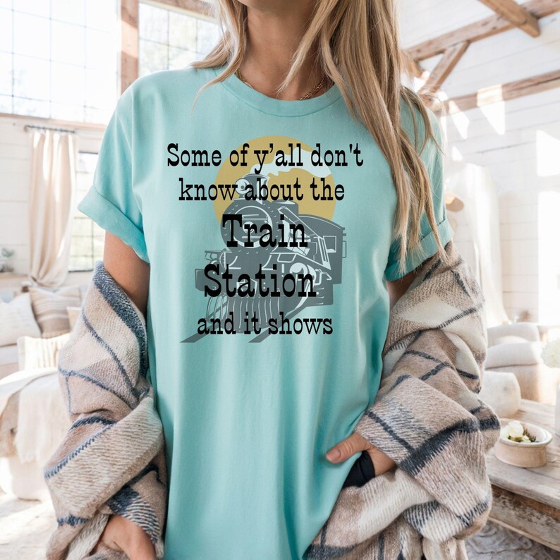 Fan Gift Collection Yellowstone Ranch Shirt Dutton Train Station Merchandise Western TV Show Apparel Country Lifestyle Theme Rugged Comfort Wear Unisex Garment Dyed Heavyweight Cotton Tee Relaxed Fit Crew Neck Premium Quality Design