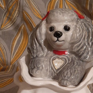 Jim Bean Tiffiny Poodle Whiskey Bottled, Acholic Bottle Poodle