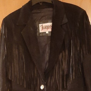 Diamond Leathers Suede Fringe Jacket