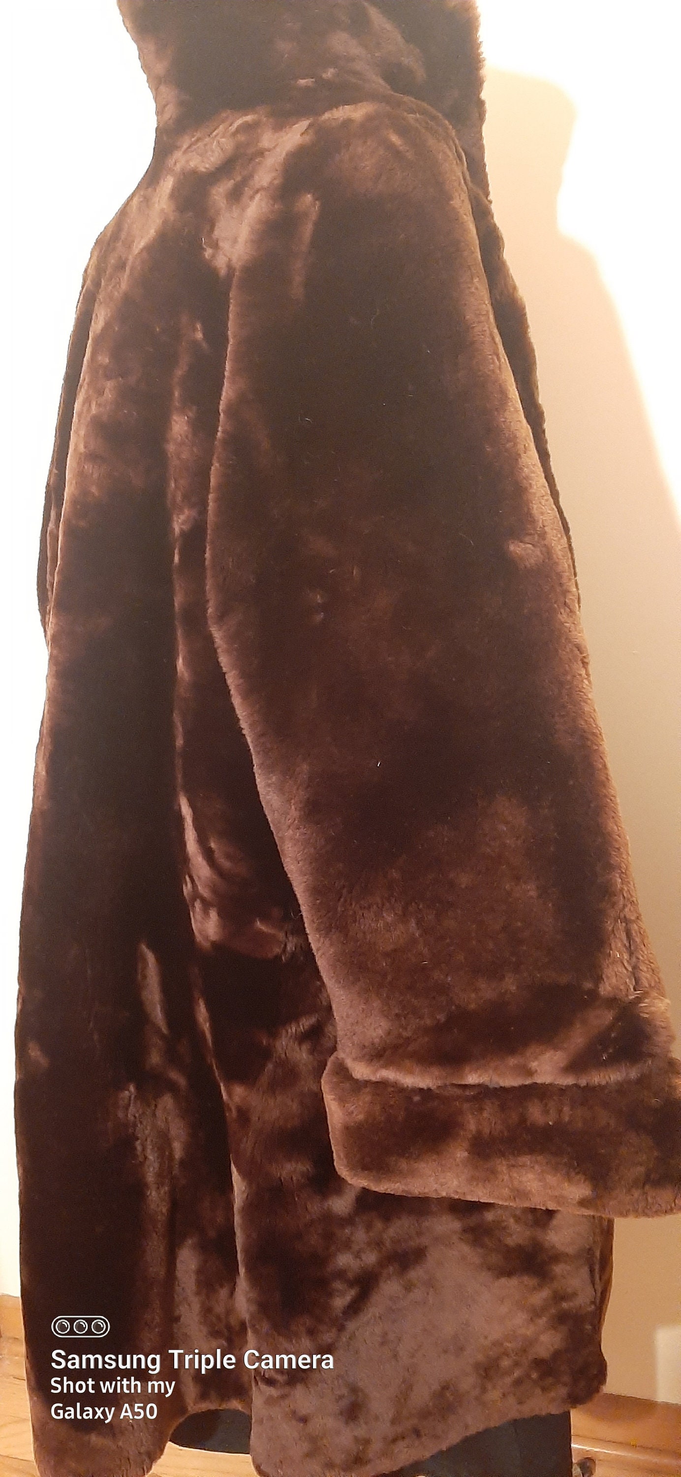 Vintage 1950s Mouton Fur Coat - Goldstein Chapman Omaha - Etsy