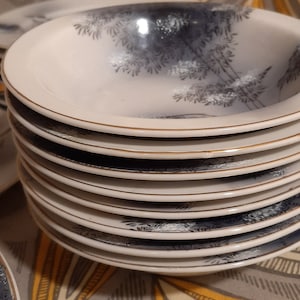 Kutani Bone China Bowls, Hand Painted Bowls
