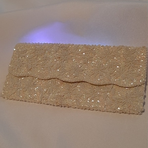 Beaded Evening Bag, 1950s Evening Handbag, Evening Clutch