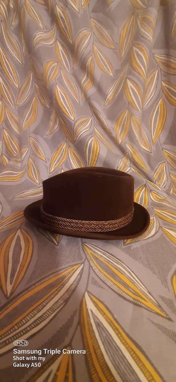 Challenger By Stetson Hat, Brown Wool Hat 1950, Br