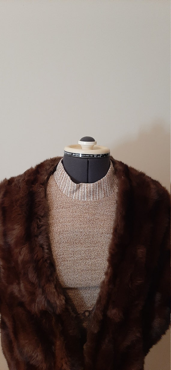 1950s Cape, Vintage Cape, Vintage Fur Cape, Vintag
