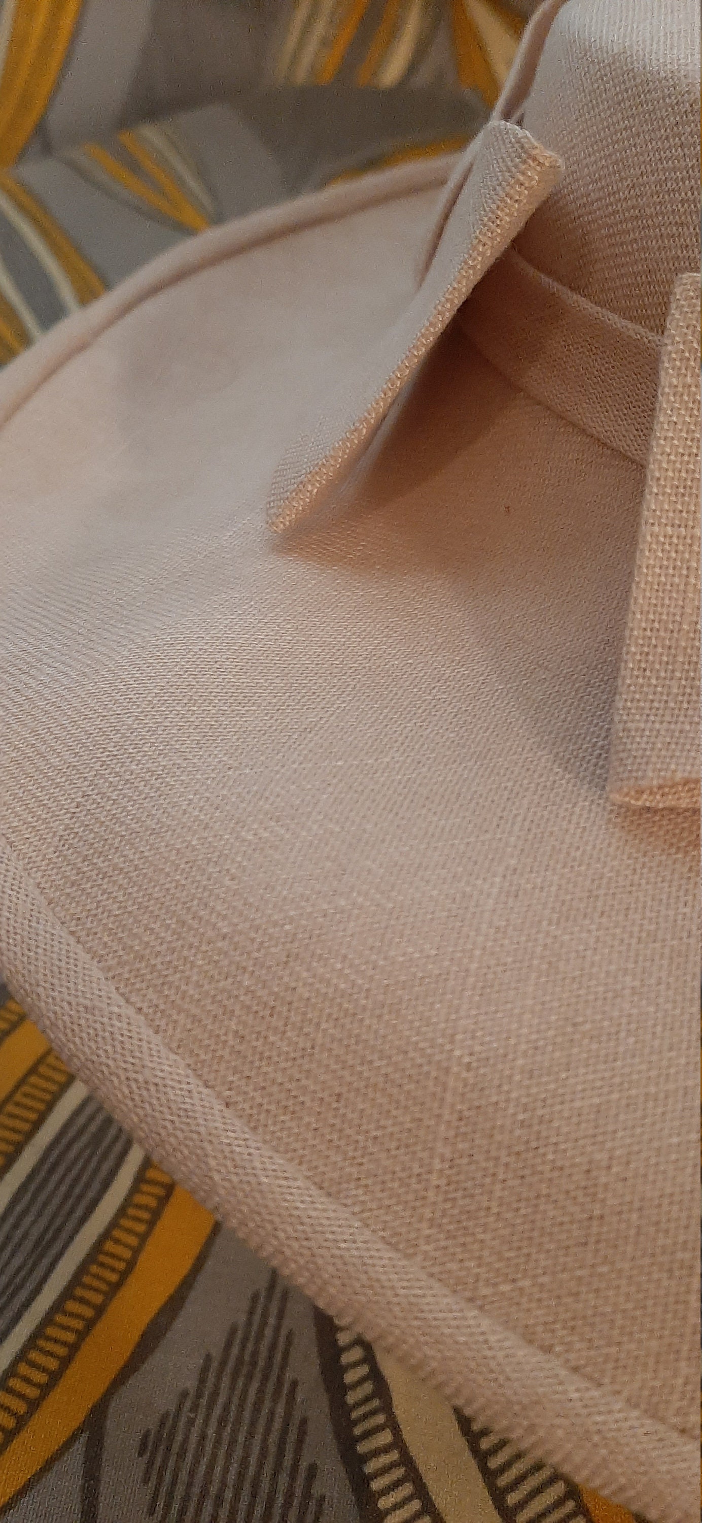 Vintage 50\'s Elegant Cream Hat with Black Bow - Excellent Condition Vintage Cream Linen Hat: 1950s Bow Fascinator - Etsy main image 3