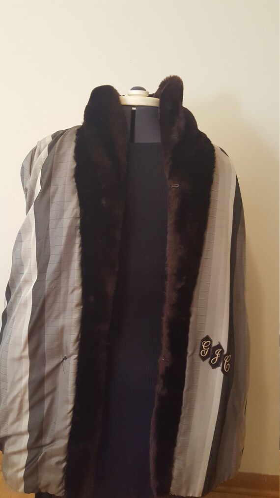 Mouton Fur Coat, Vintage Jacket, 1950s, Vintage C… - image 5