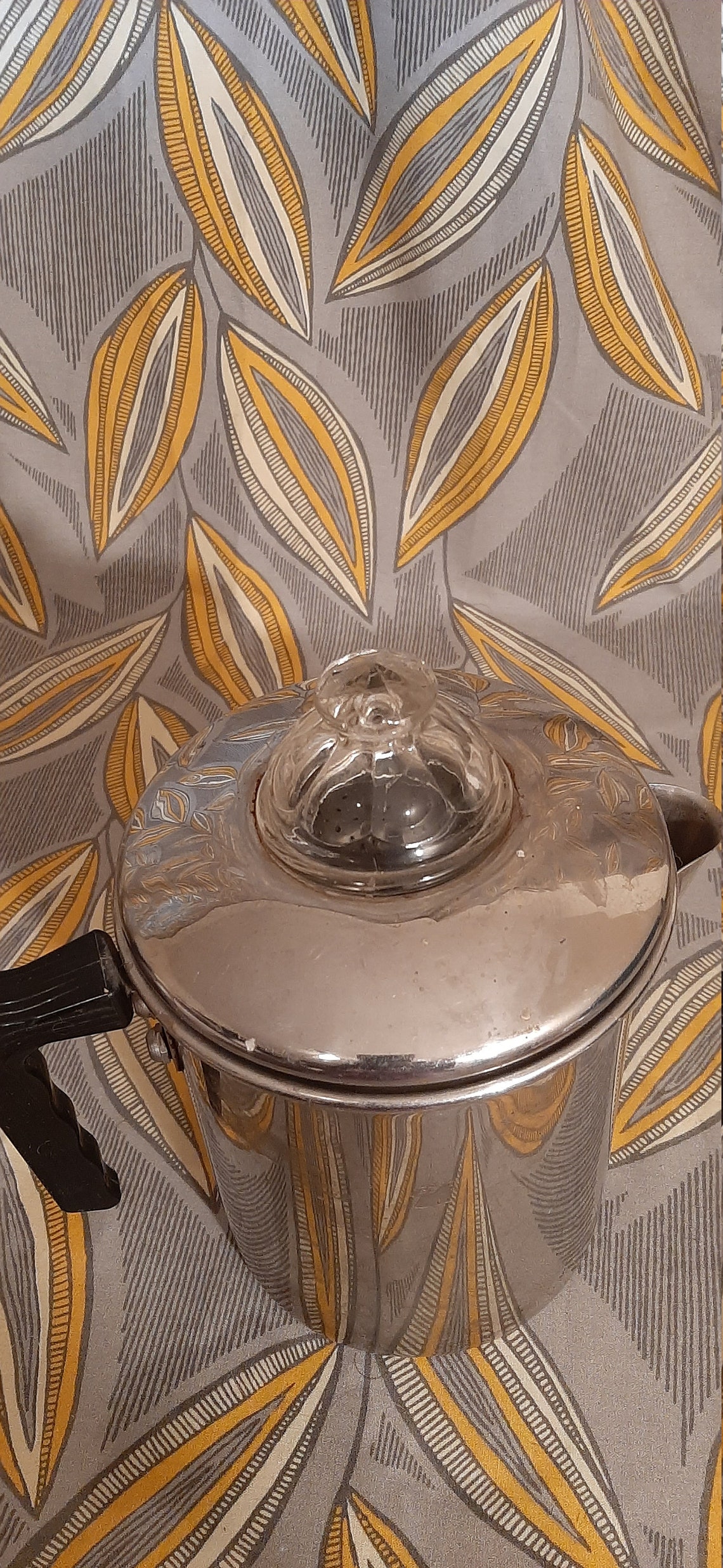 Mid Century Stove Top Coffee Pot 1950 Stove Top Coffee Pot Etsy