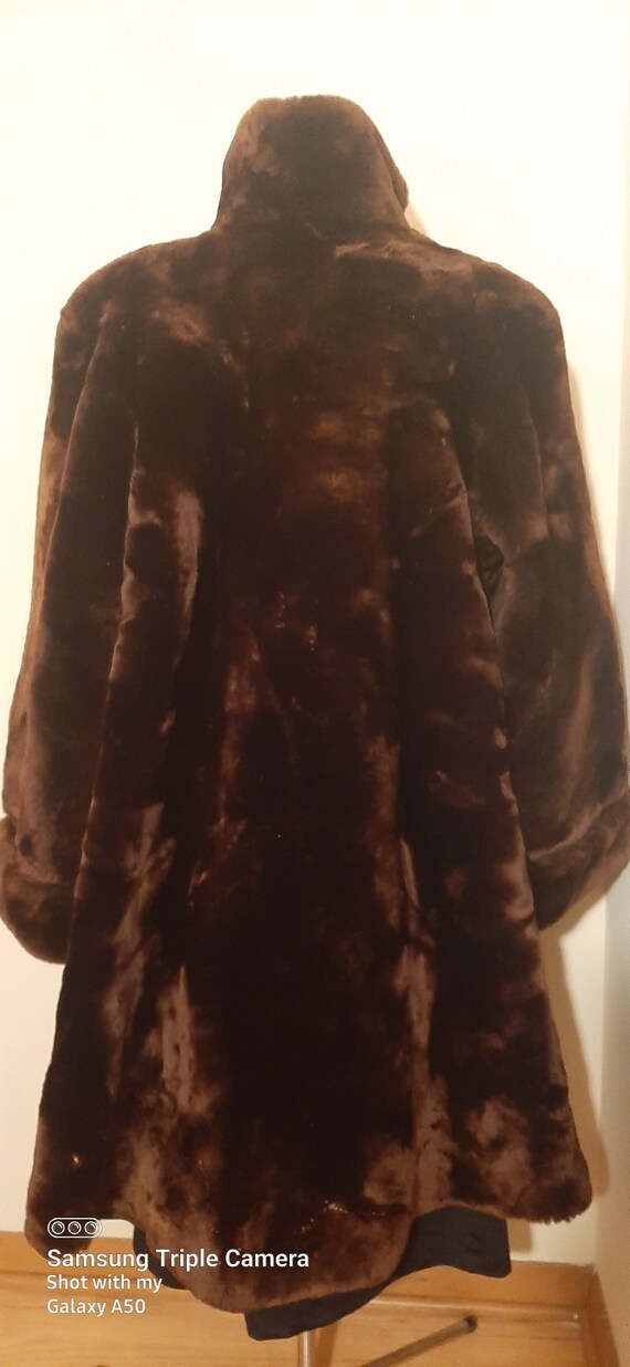 Mouton Fur Coat, 1950 Fur Coat, Goldstein Chapman… - image 3