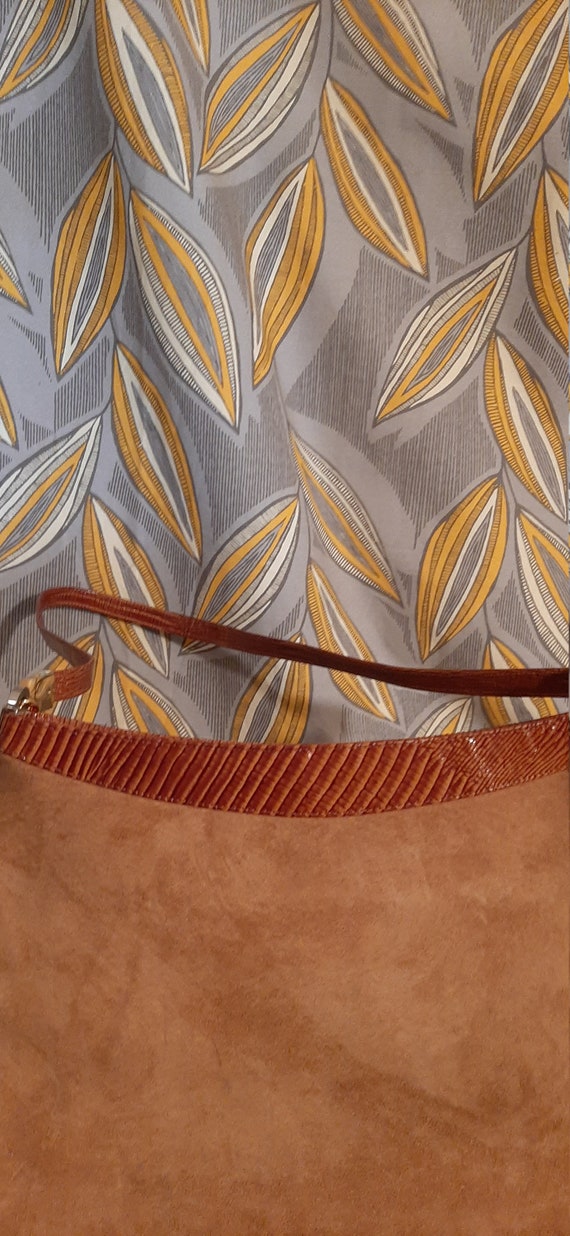 Koret Suede Shoulder Handbag, Vintage Leather Sue… - image 1