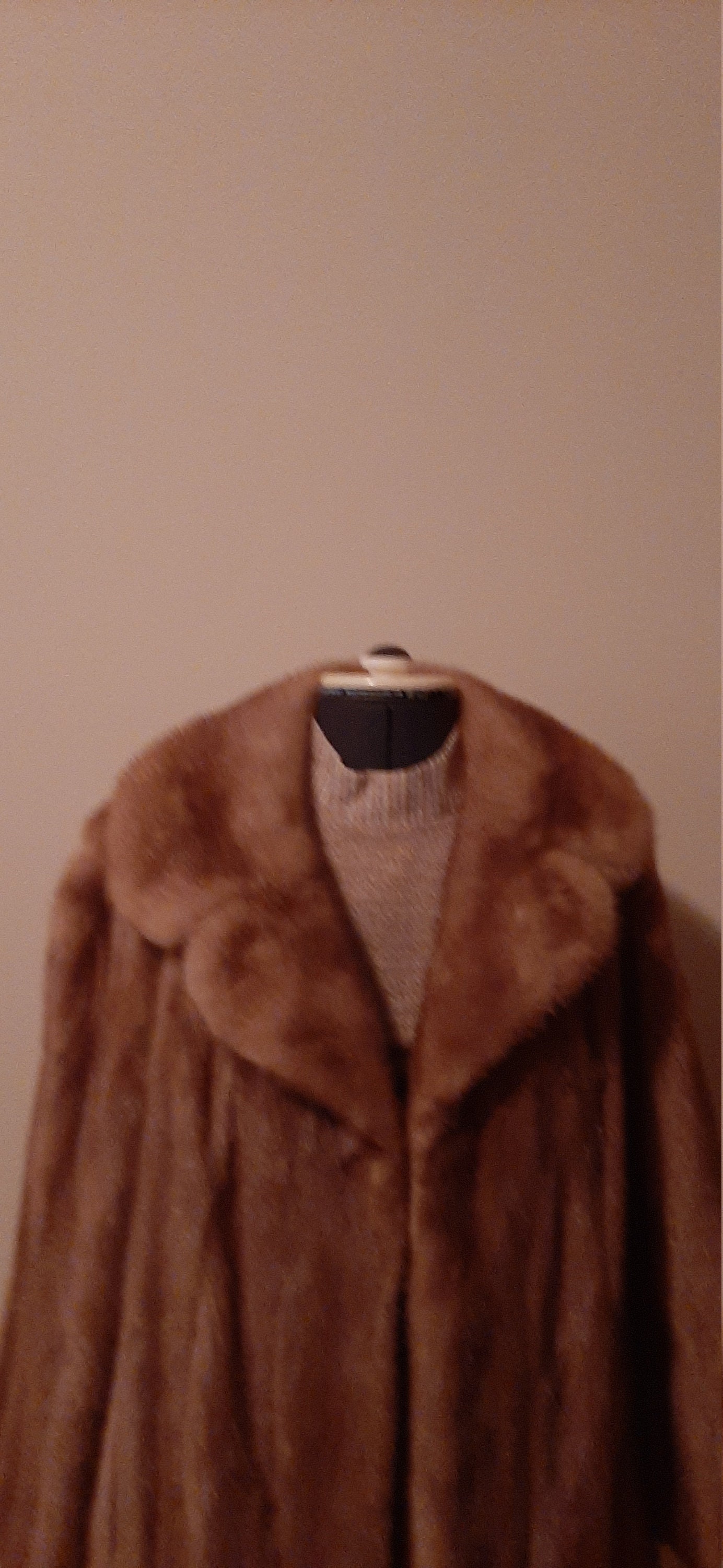 1980's Water Otter Jacket with Mink Fur Collar