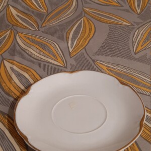 Alice Bavaria White Gold Saucer, Vintage Gold and White Saucer, Replacement Saucer