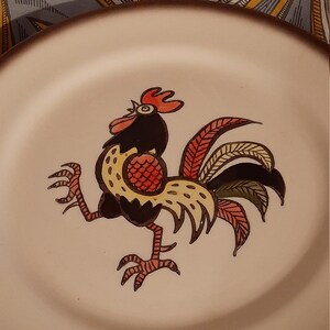 Poppy Trail Metlox Chicken Dinner Plates,