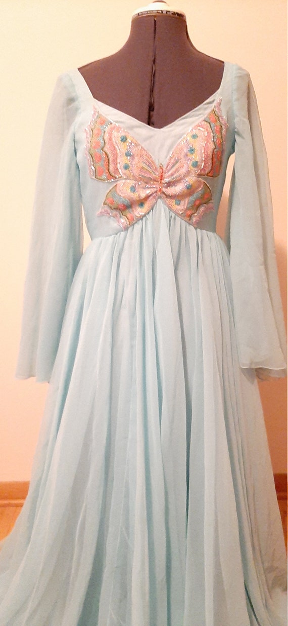 George Halley Design, Halley  Dress, Blue Dress, … - image 3