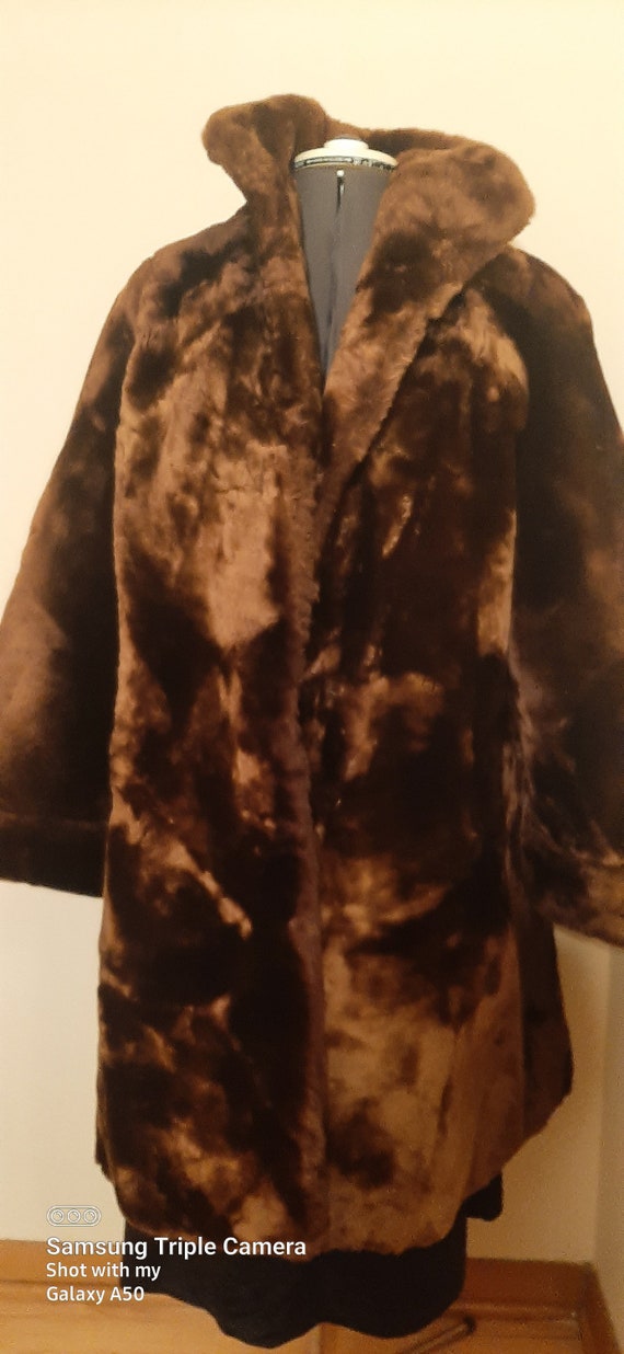 Mouton Fur Coat, 1950 Fur Coat, Goldstein Chapman"