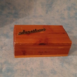 Small Cedar Chest, 1960&#39;s Cedar Chest