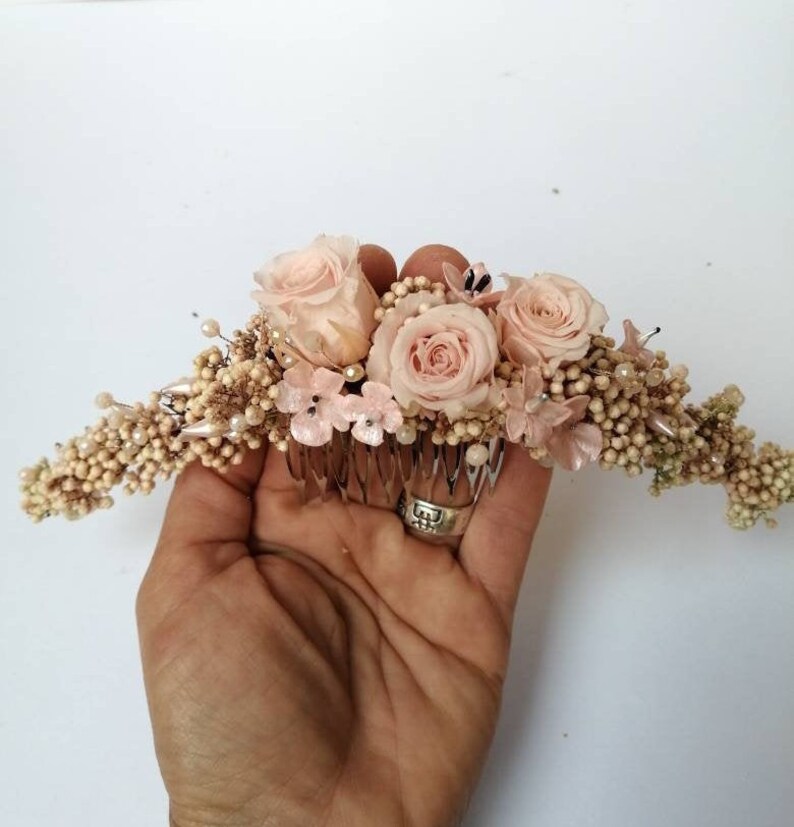 wedding floral headdress