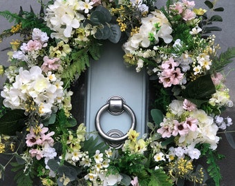 Muted pinks wreath