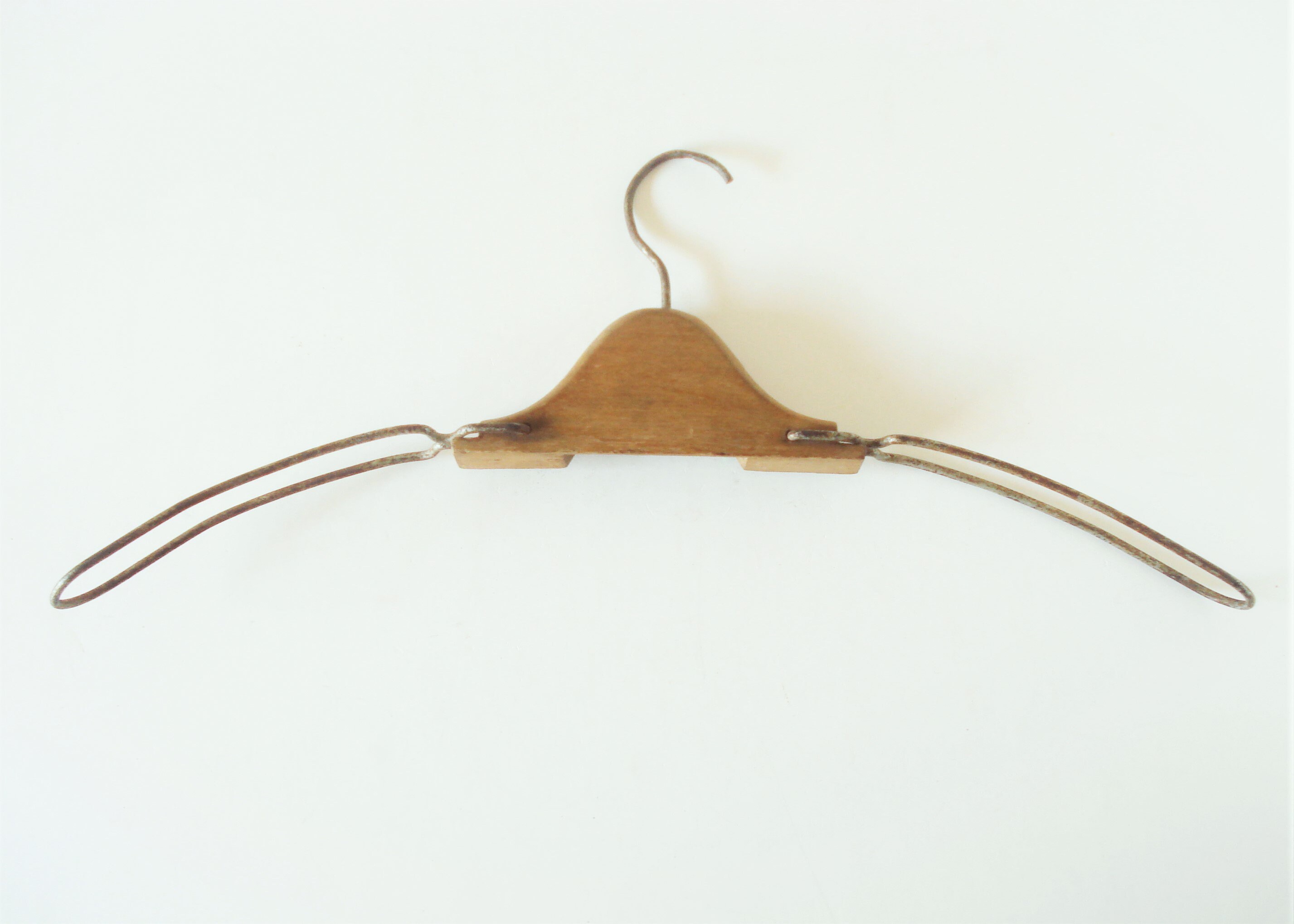 Antique UNION Folding Wooden Coat Hanger- Folding Wood and