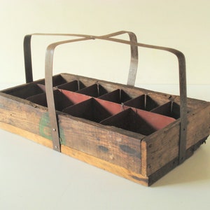 Vintage Wooden Toolbox with Metal Handle-Vintage Distressed Wooden & Metal Box-Farmhouse Box-Rustic Rectangular Box-Old Storage Display-40s