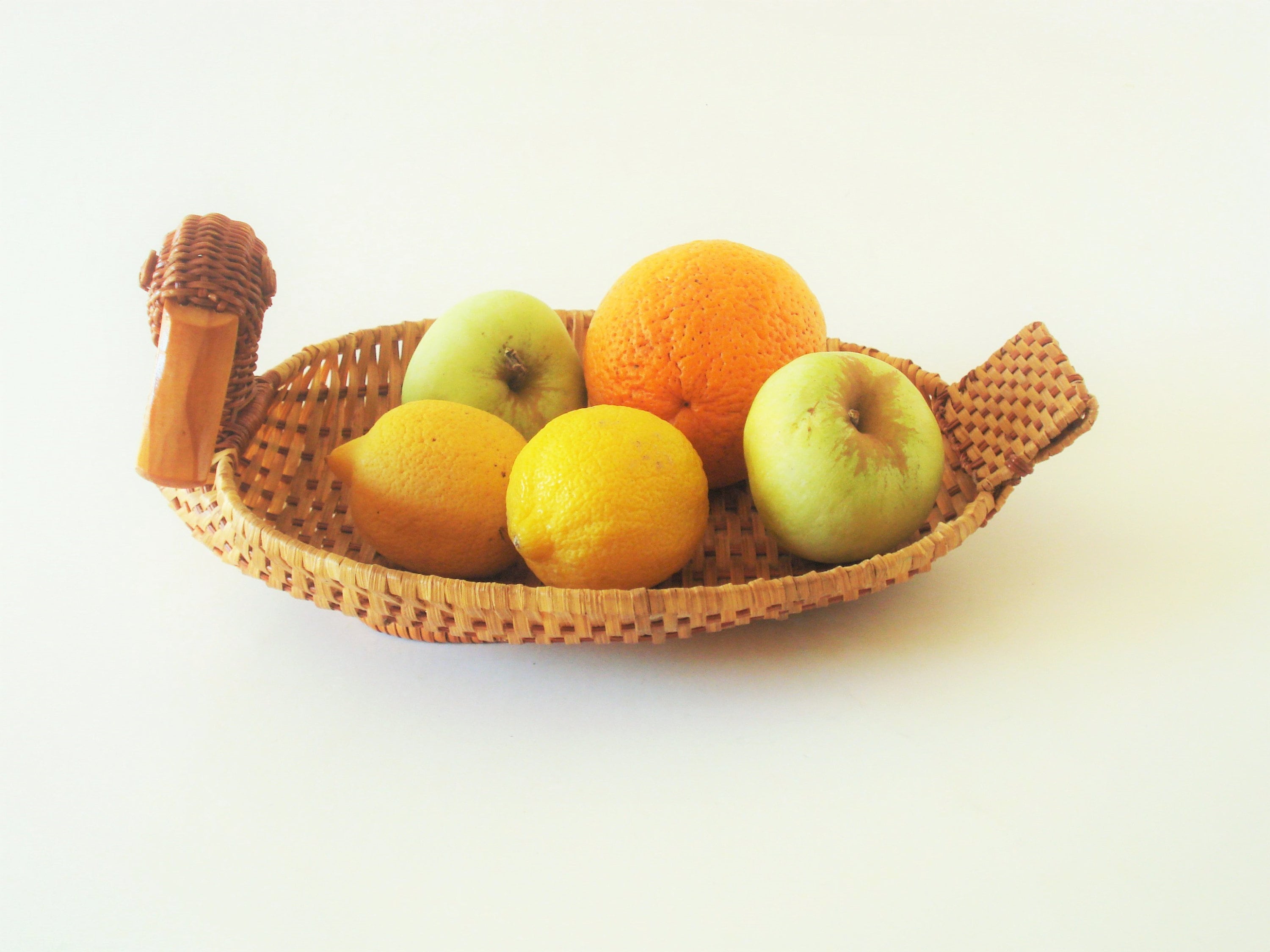 Corbeille à Fruits Style Spoutnik – Vintage Années 70/80 – Multicolore – Déco Rétro