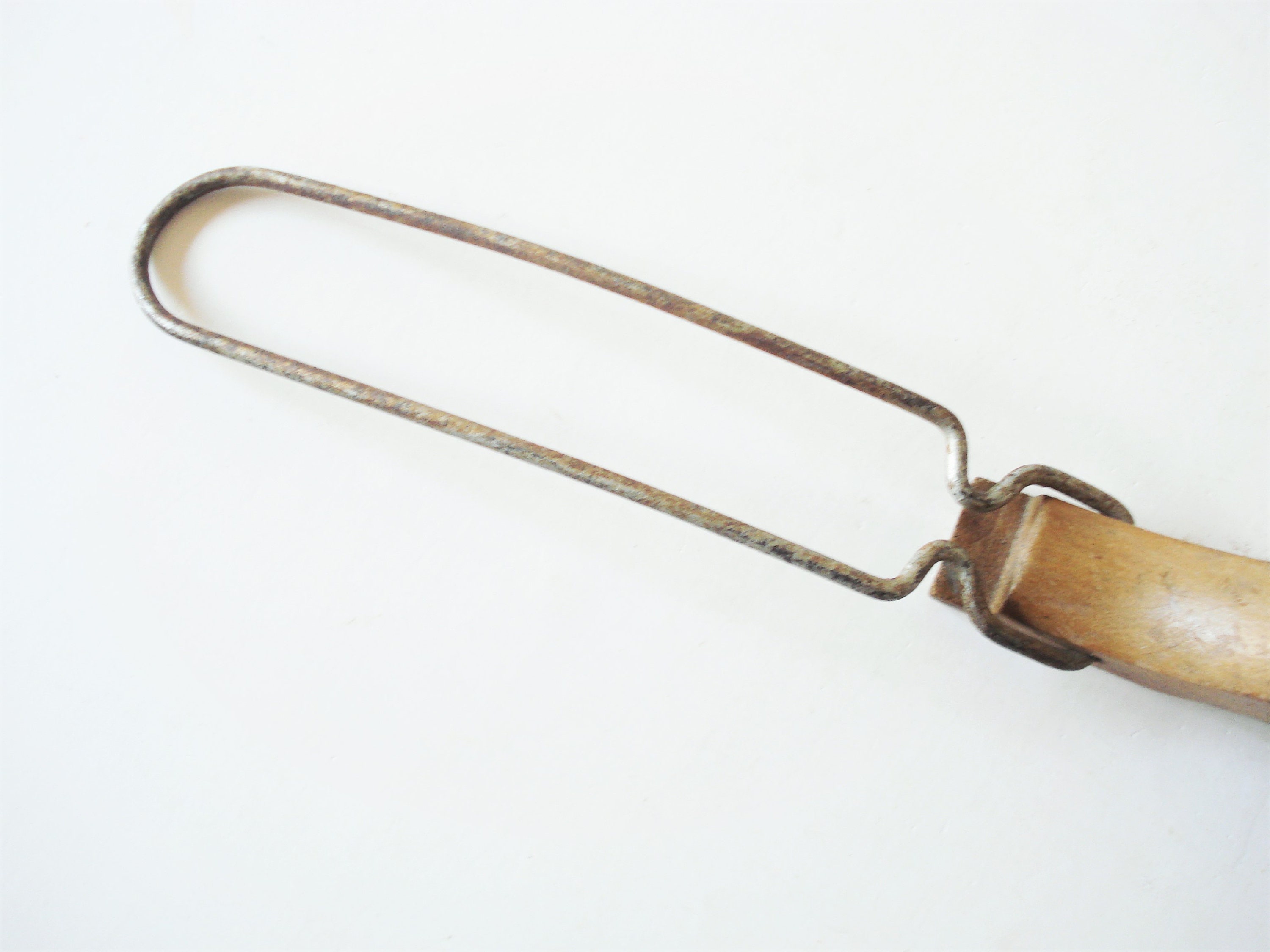 Antique UNION Folding Wooden Coat Hanger- Folding Wood and