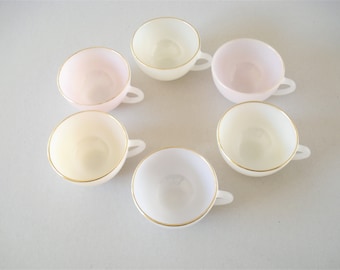 ARCOPAL ヴィンテージ ハーレクインカップ 5個セット、レトロ