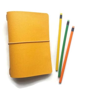 Travelers Notebook, A5 Slim, Fauxdori Cover, Midori, Planner Cover, Travel Journal, Notebook Cover, TN cover,  Journal, faux leather
