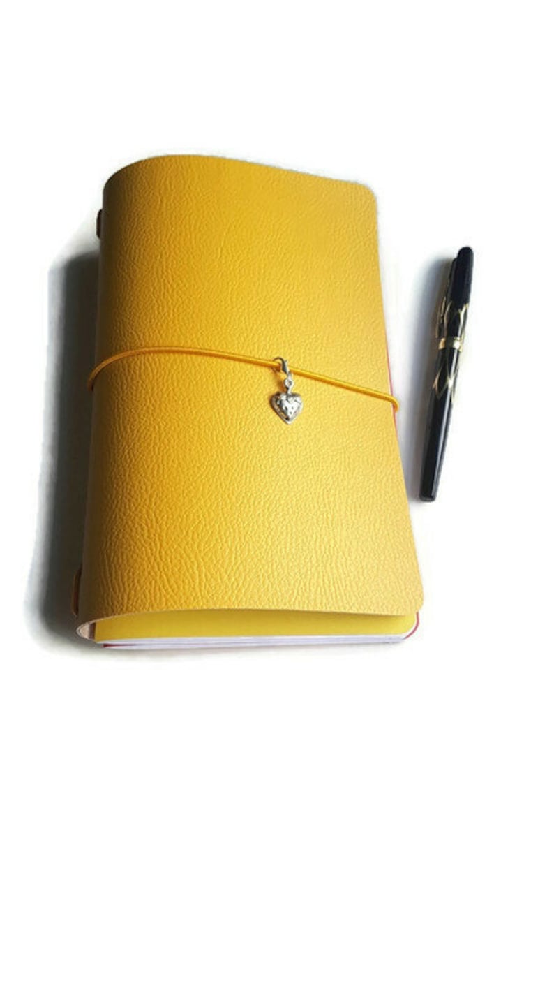 Travelers Notebook Fauxdori Cover Passport Size Planner Etsy