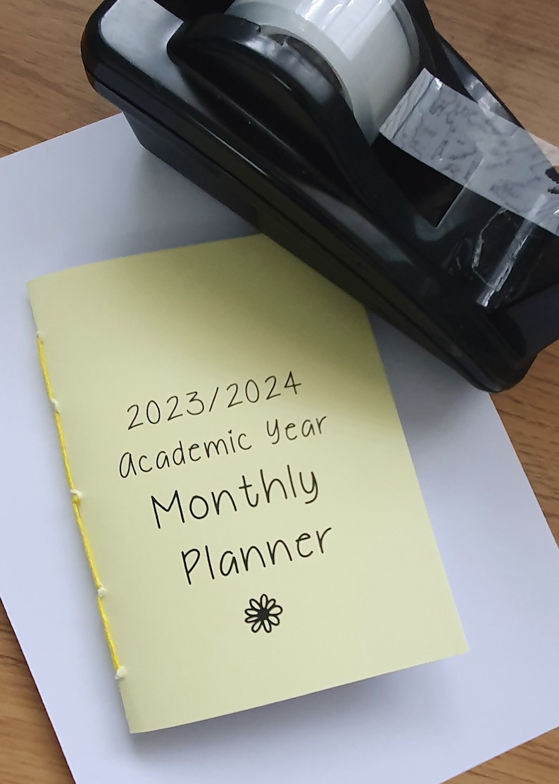 Monthly Calendar, Blank, Monthly Planner Insert, Travelers Notebook Insert, 365 refill Calendar, Month On Two Pages, notes, rolling year image 9