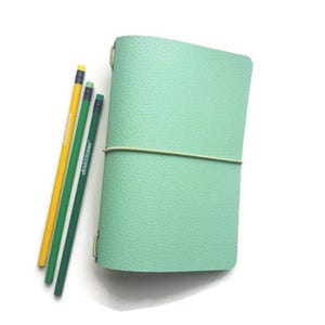 Travelers Notebook Cover, B6, Fauxdori, Midori Cover, Planner Cover, Travel Journal, Notebook Cover, TN cover, bujo, vegan