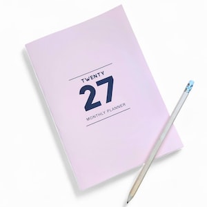 2027 Monthly Calendar, 2027 Monthly Planner Insert, Travelers Notebook Insert, 365 refill Calendar, Month On Two Pages, Notes Pages