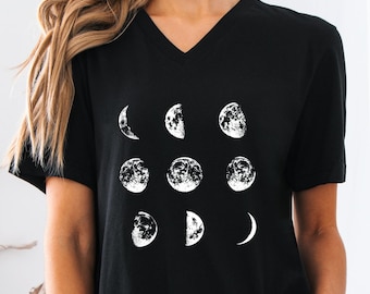 Moon Phases Shirt - Moon Shirt - Moon Phases - Unisex