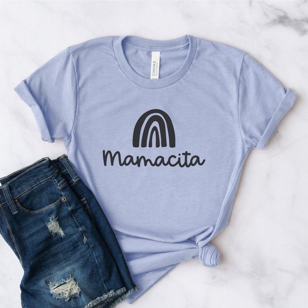 Mamacita Shirt | Mother's Day Shirt - Easter Gift for Mom - Shirt For New Mom - Mamacita Rainbow - Mom Shirt - Mama Shirt - Baby Shower Gift