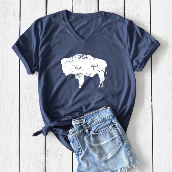 Bison Shirt - Bison T Shirt - Buffalo Shirt - Wyoming Shirt - Bison