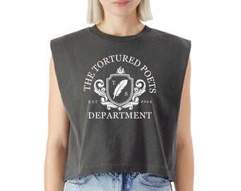 The Tortured Poets Department Shirt - TTPD New Album Shirt, TS New Album Shirt, Taylors Version Shirt, Taylor Cropped Muscle Shirt