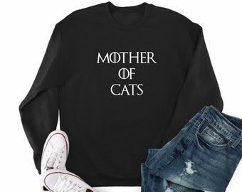 Cat sweatshirt | Etsy