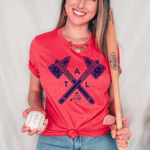 Atlanta Shirt | ATL Shirt - Atlanta Georgia -  Atlanta Baseball Shirt - Atlanta Gameday Shirt