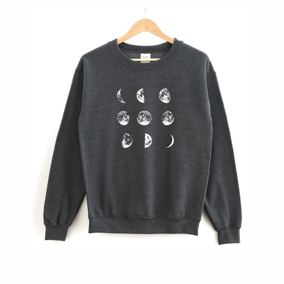 Moon Phase Shirt | Moon Phase Sweatshirt - Moon Phases Moon Shirt - Moon Sweatshirt