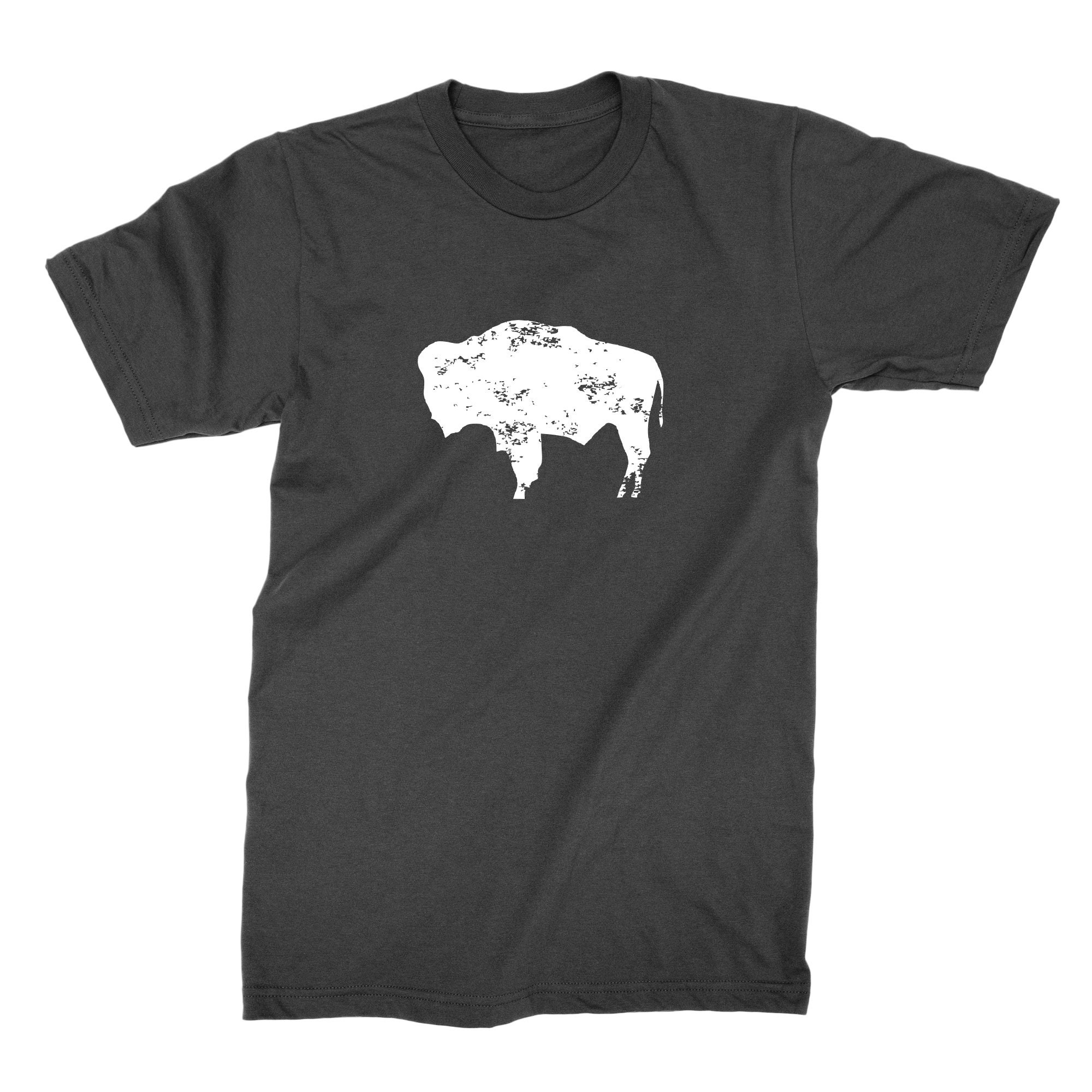 Bison Shirt Bison T Shirt Buffalo Shirt Wyoming Shirt Etsy