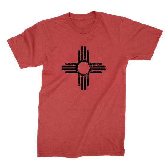 New Mexico Shirt - New Mexico Flag - Zia Shirt - New Mexico