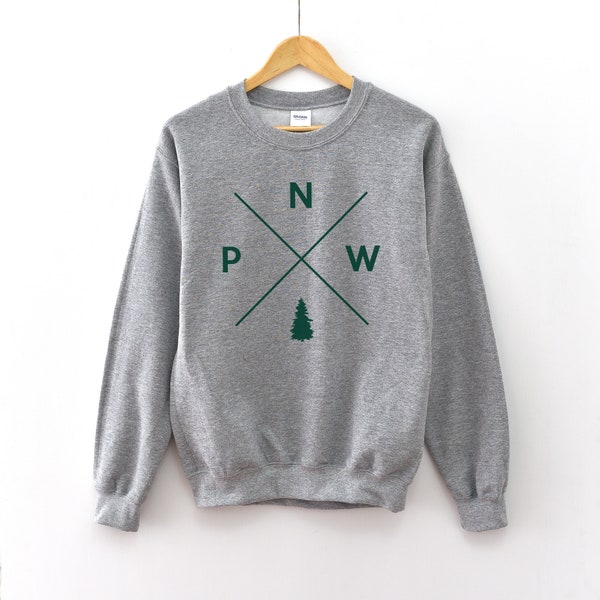 PNW Sweatshirt | PNW Shirt - Pacific Northwest - PNW - Oregon - Washington - Northern California