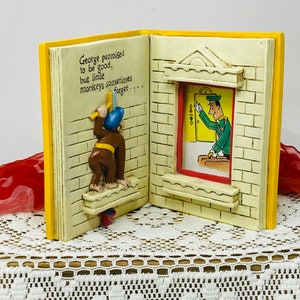 Curious George Takes a Job Ceramic Picture Frame -