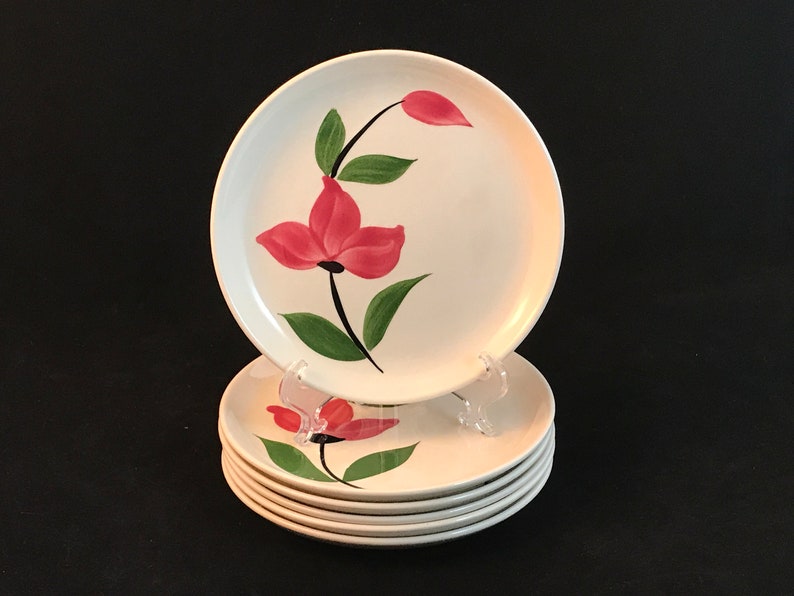 Stetson Meadow Rose 6 Bread and Butter Plates Set of 6
