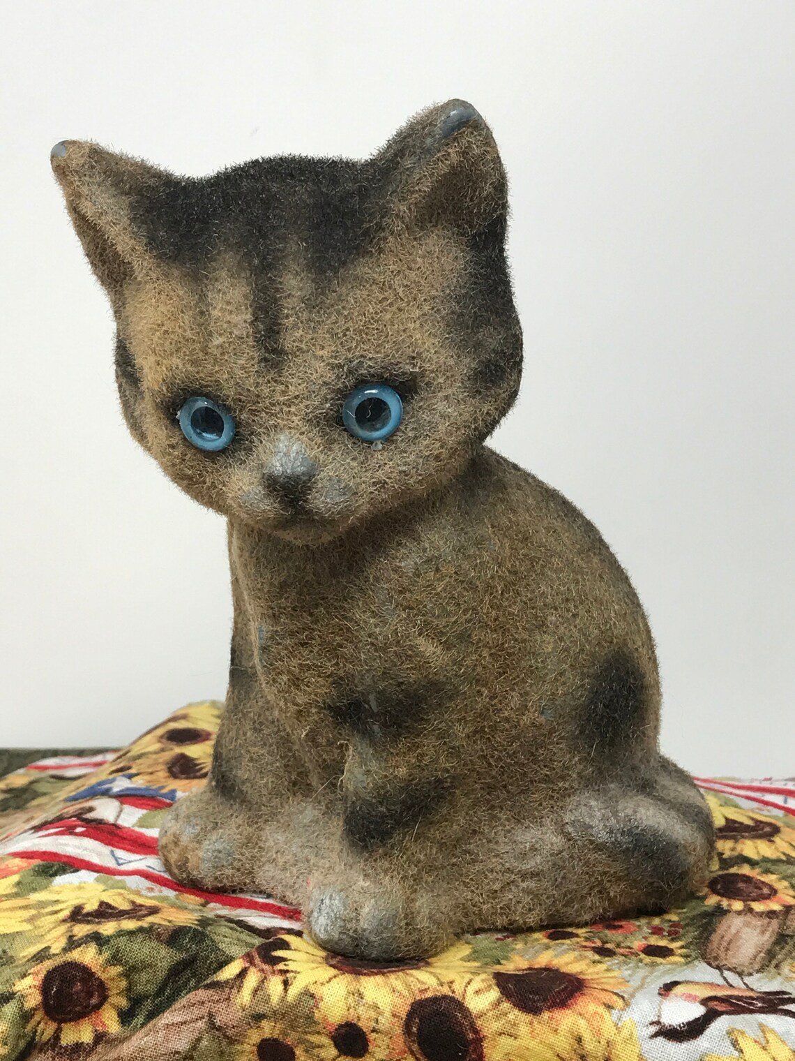 Selection of Vintage Fuzzy Flocked Animal Banks made in Hong Etsy